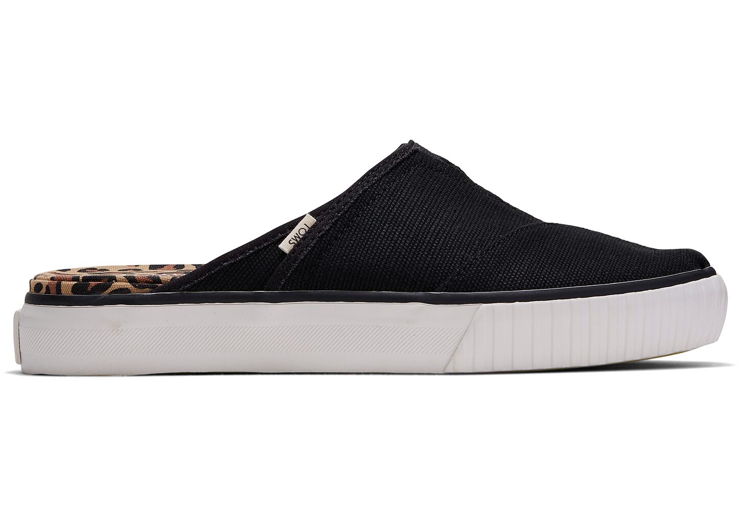 Toms Venice Heritage Canvas Indio Mule - Womens Slip Ons - Black - NZ - 276950HYC